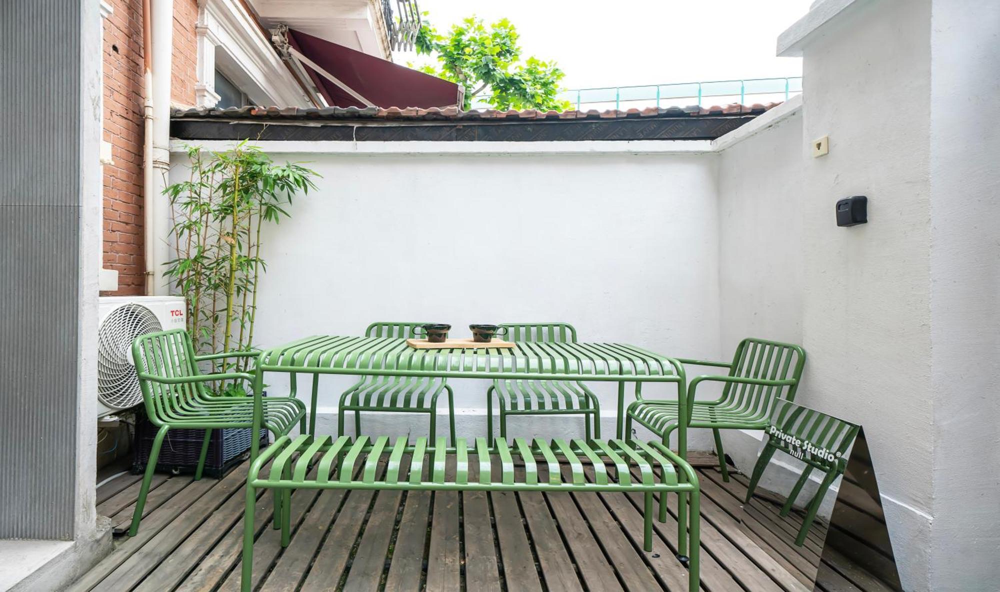 Căn hộ Moli B&b-jing'an Temple Near The Subway Private Yard Townhouse Garden Thượng Hải